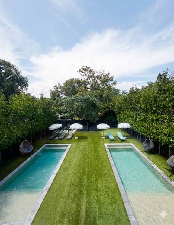 Wynwood Retreat with Two Pools, BBQ